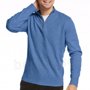 Tommy Hilfiger Sweter Meski -Half Zip Sweter